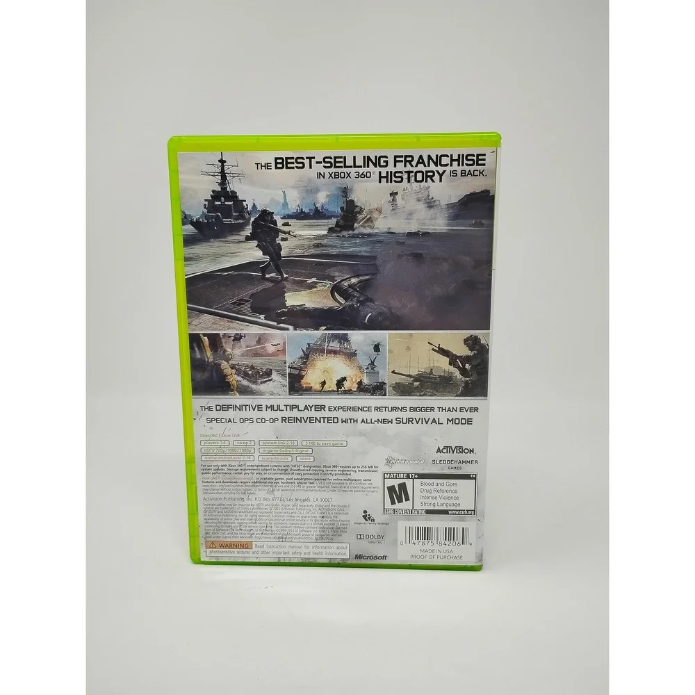 Call of Duty Modern Warfare 3 Xbox 360 CIB Activision FPS Tactical Retro Gaming